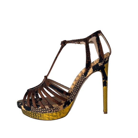 Fendi Python Embossed Heels - Picture 3 of 9